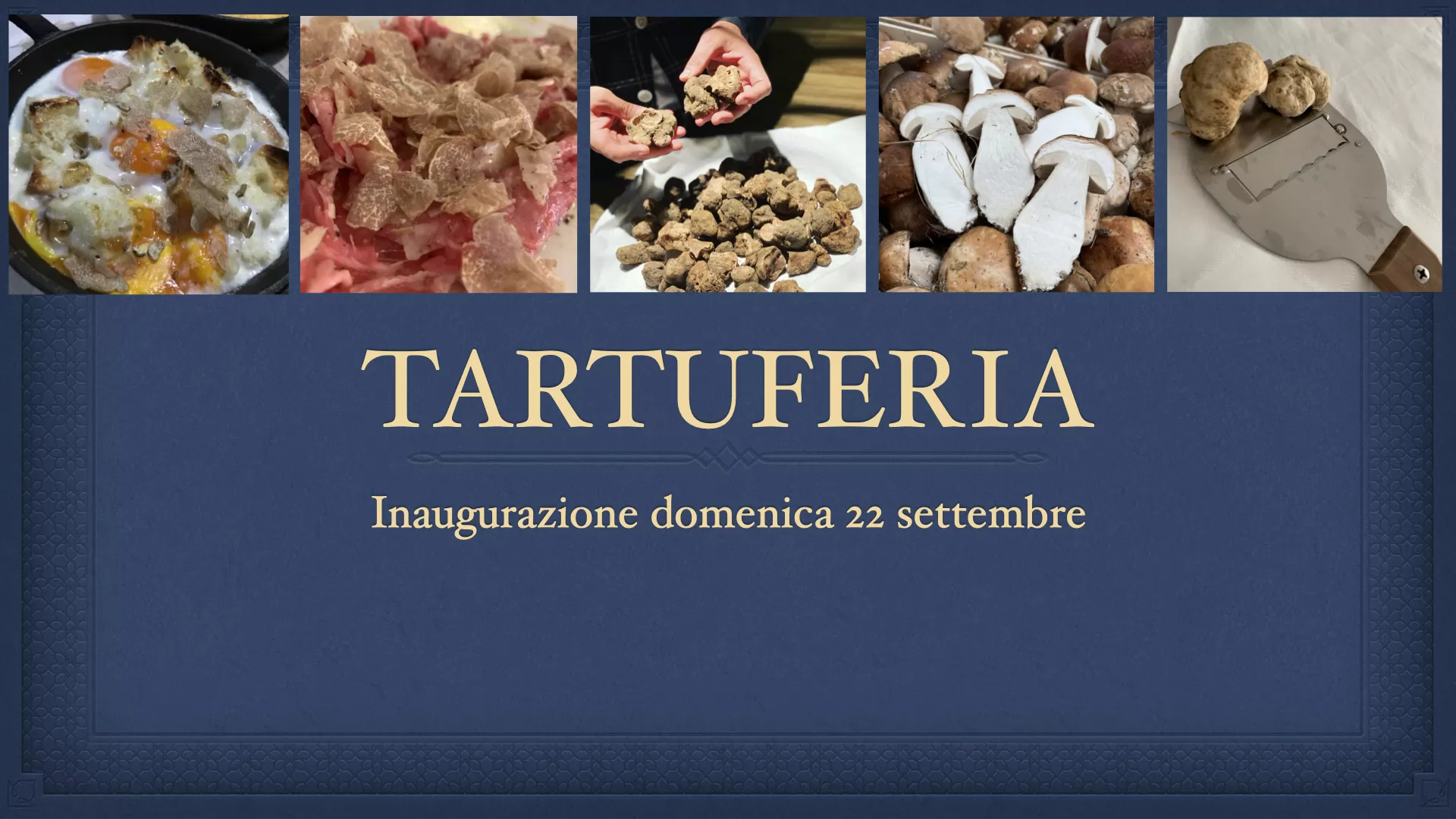 Inaugurazione Tartuferia 2024